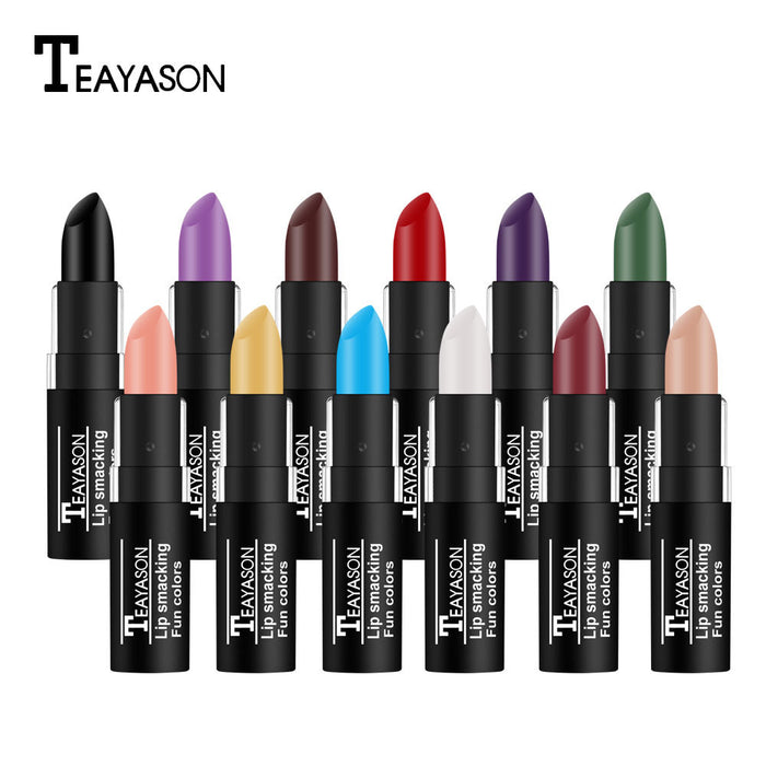 Jewelry WholesaleWholesale dark white nude vampire olive green black purple Halloween retro lipstick JDC-MK-XuQ004 lipstick 徐芹 %variant_option1% %variant_option2% %variant_option3%  Factory Price JoyasDeChina Joyas De China