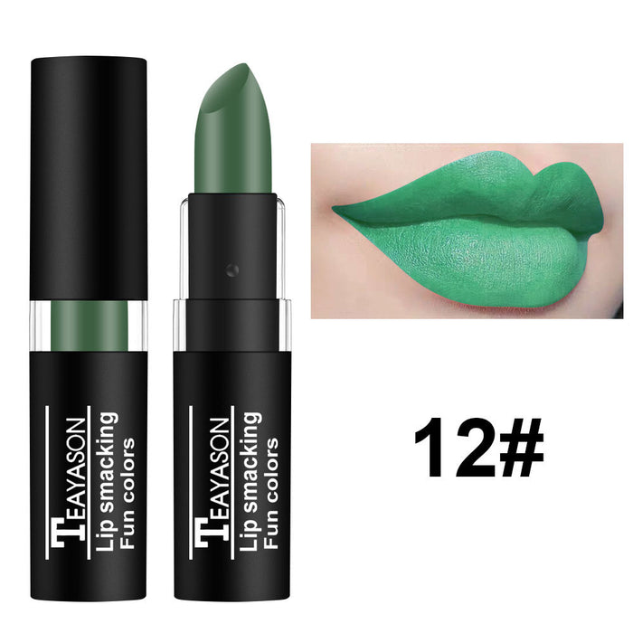 Jewelry WholesaleWholesale dark white nude vampire olive green black purple Halloween retro lipstick JDC-MK-XuQ004 lipstick 徐芹 %variant_option1% %variant_option2% %variant_option3%  Factory Price JoyasDeChina Joyas De China