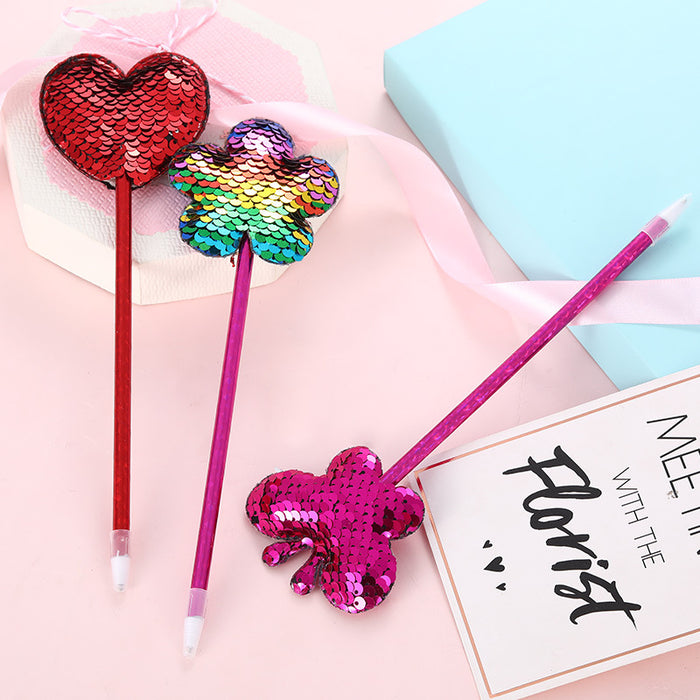 Wholesale PP Sequin Crown Ballpoint Pen JDC-BP-HYT001