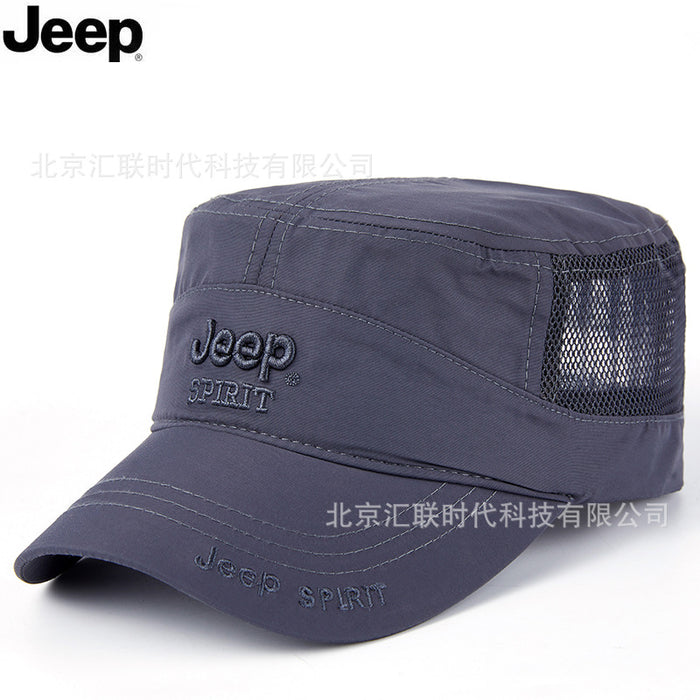 Wholesale Visor Flat Cap Men Casual Sun Hat JDC-FH-HLian002