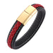 Jewelry WholesaleWholesale Stainless Steel Leather Braided Men's Bracelet JDC-BT-RShen030 Bracelet 日盛 %variant_option1% %variant_option2% %variant_option3%  Factory Price JoyasDeChina Joyas De China