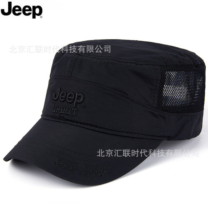 Wholesale Visor Flat Cap Men Casual Sun Hat JDC-FH-HLian002