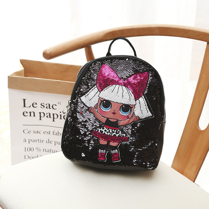 Wholesale Children Bag Polyester Joy Doll Sequins MOQ≥3 JDC-BP-Chenzi003