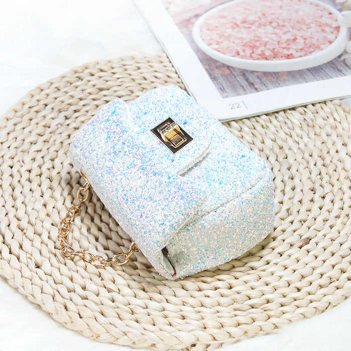 Wholesale princess glitter messenger bag baby small fragrance JDC-SD-Yixuan001