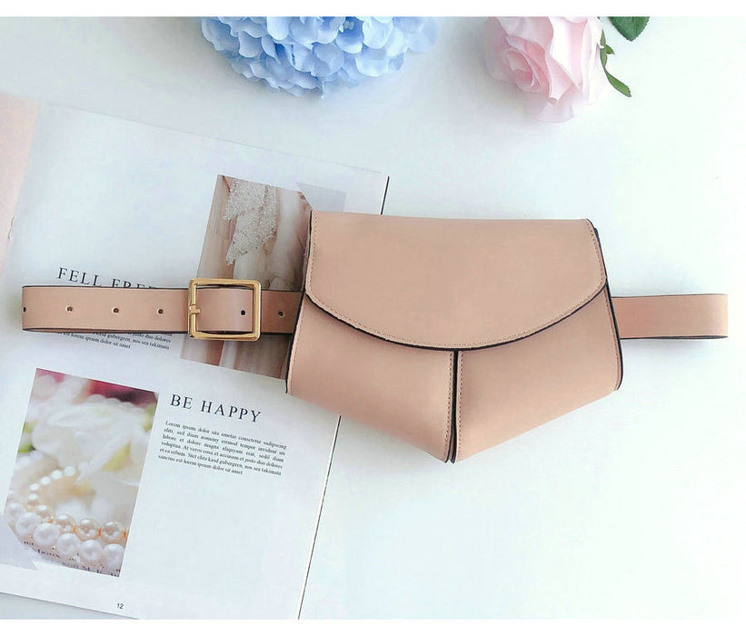 Wholesale Snake Print Faux Leather Ladies Belt Waist Bag MOQ≥2 JDC-WB-JSR001