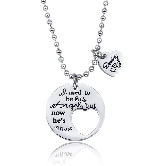 Wholesale Father's Day Titanium Steel Necklace JDC-NE-LAA001