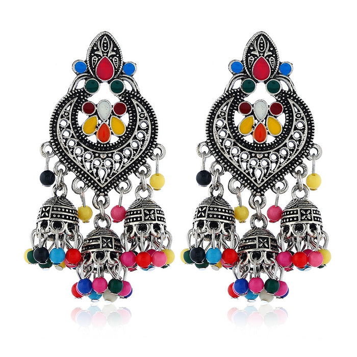 Jewelry WholesaleWholesale fringe bohemian alloy stud earrings JDC-ES-KaiQ005 Earrings 凯庆 %variant_option1% %variant_option2% %variant_option3%  Factory Price JoyasDeChina Joyas De China