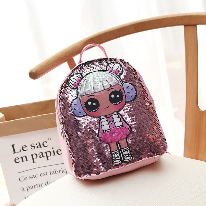 Wholesale Children Bag Polyester Joy Doll Sequins MOQ≥3 JDC-BP-Chenzi003