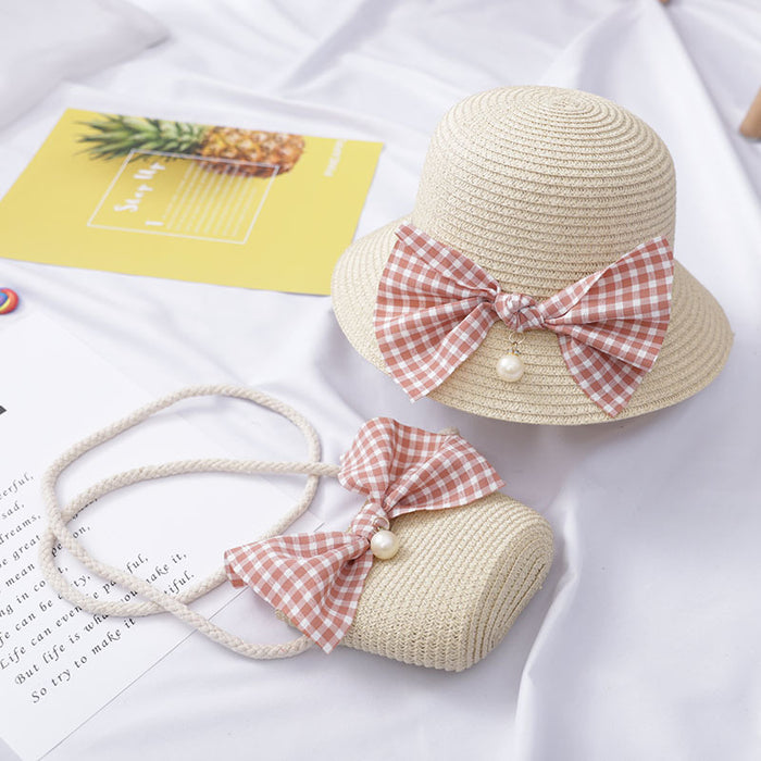 Jewelry WholesaleWholesale small fresh bag medium children's sunscreen sun hat JDC-FH-Andie006 Fashionhat 暗蝶 %variant_option1% %variant_option2% %variant_option3%  Factory Price JoyasDeChina Joyas De China