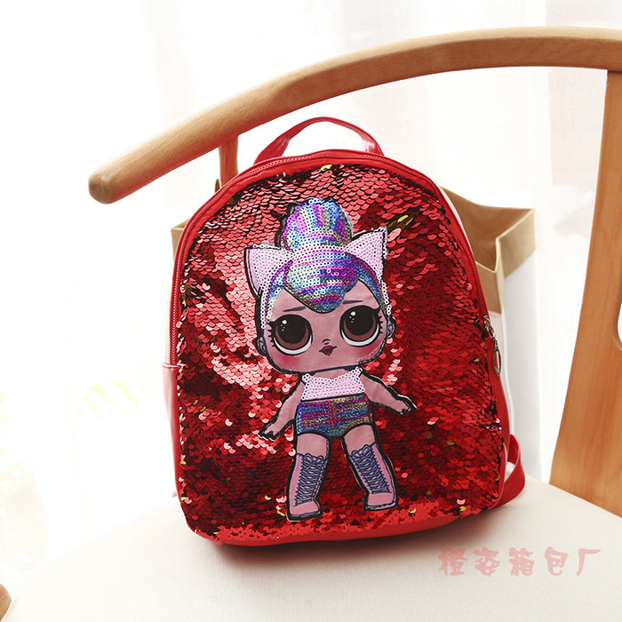 Wholesale Children Bag Polyester Joy Doll Sequins MOQ≥3 JDC-BP-Chenzi003