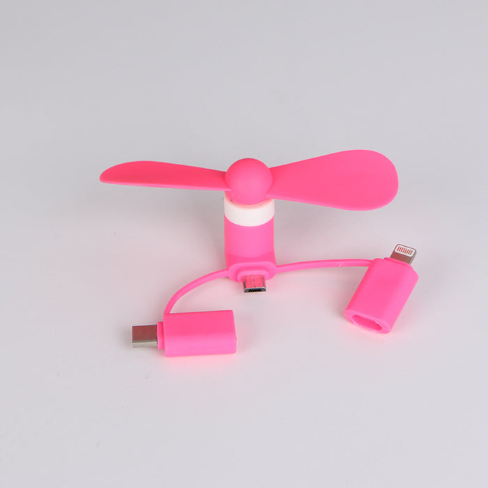 Jewelry WholesaleWholesale Plastic Apple Android USB Mobile Phone Portable Fan JDC-FA-KZS001 fidgets toy 科之盛 %variant_option1% %variant_option2% %variant_option3%  Factory Price JoyasDeChina Joyas De China