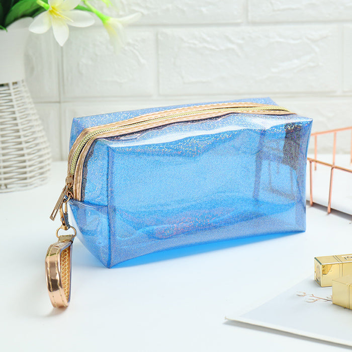 Wholesale Cosmetic Bag PVC Laser Transparent Large Capacity Travel Multifunctional JDC-CB-XinYi003