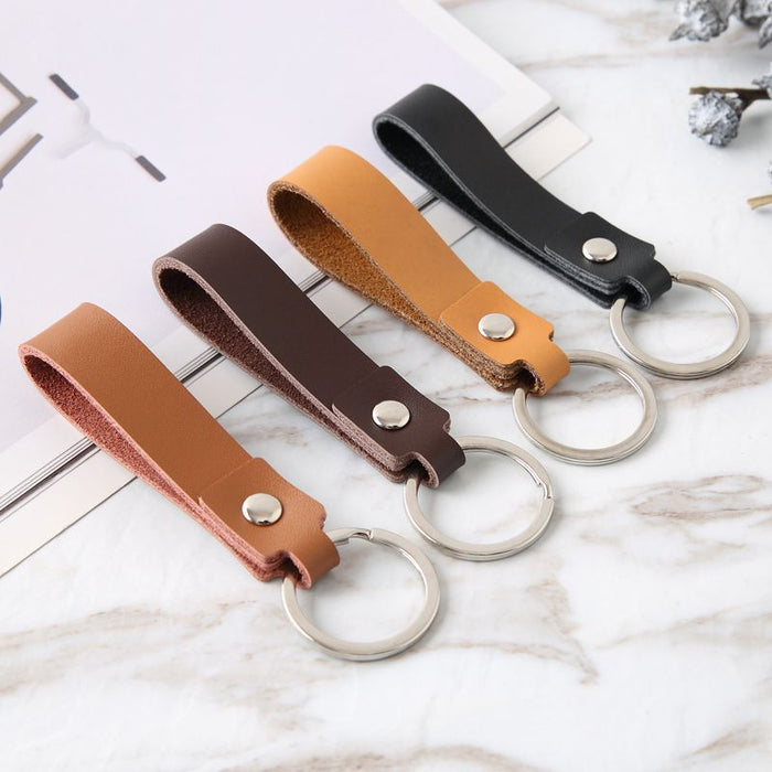 Wholesale Keychains Leather Vintage Lanyard MOQ≥2 JDC-KC-YouPeng001