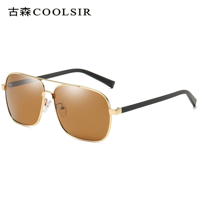 Wholesale Men's Polarized Sunglasses TR Temple Anti-GlareJDC-SG-XinD006