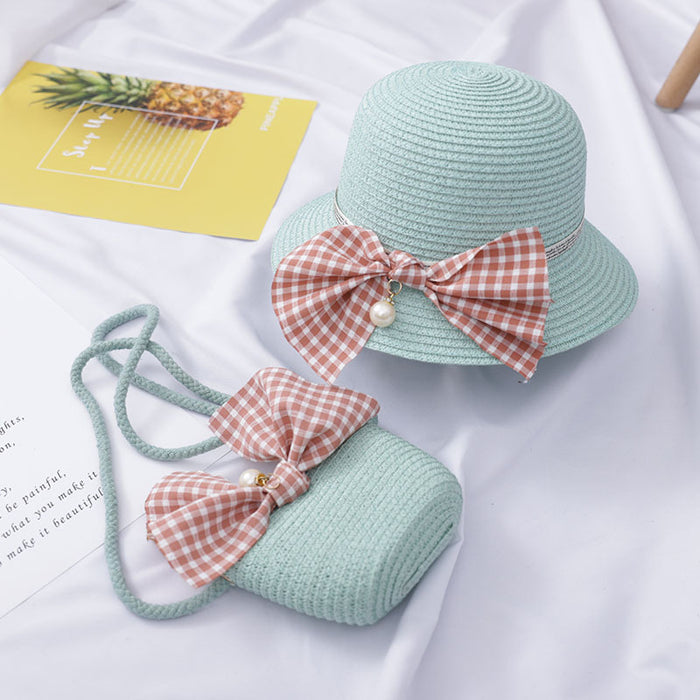 Jewelry WholesaleWholesale small fresh bag medium children's sunscreen sun hat JDC-FH-Andie006 Fashionhat 暗蝶 %variant_option1% %variant_option2% %variant_option3%  Factory Price JoyasDeChina Joyas De China