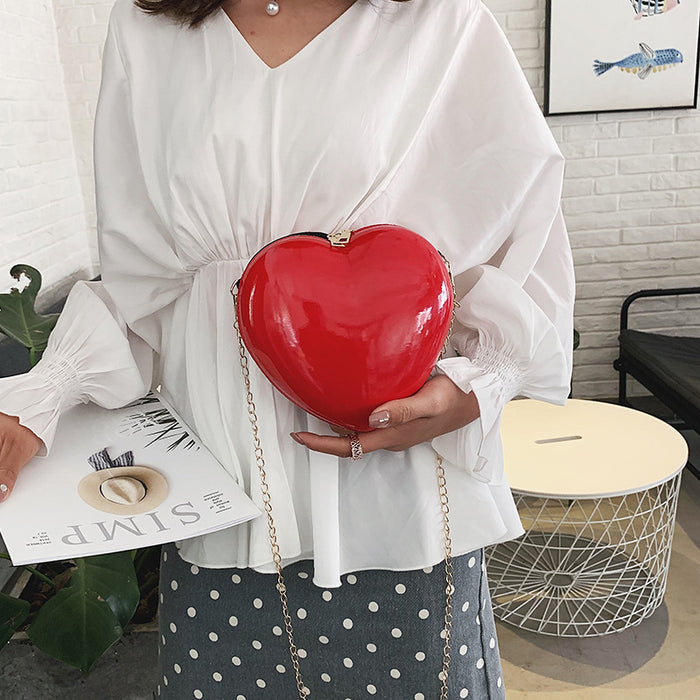 Wholesale Shoulder Bag Without Liner Heart Shape Coin Purse JDC-SD-Danze005