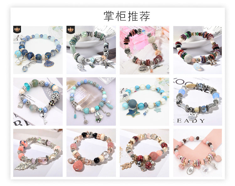 Wholesale Bracelet Polyester Thread Bohemian Handwoven MOQ≥10 JDC-BT-WengW003