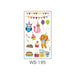 Jewelry WholesaleWholesale Cartoon Birthday Party Waterproof Tattoo Stickers JDC-TS-XLM002 Sticker 星里美 %variant_option1% %variant_option2% %variant_option3%  Factory Price JoyasDeChina Joyas De China