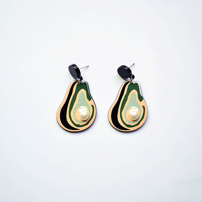 Jewelry WholesaleWholesale Cartoon Acrylic Fruits Watermelon Earrings JDC-ES-XNuo013 Earrings 协诺 %variant_option1% %variant_option2% %variant_option3%  Factory Price JoyasDeChina Joyas De China