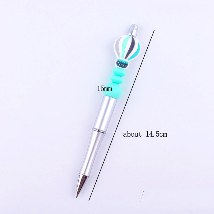 Wholesale Beadable Pens Hot Air Balloon Beads Plastic Ballpoint Pen JDC-BP-GuangTian001