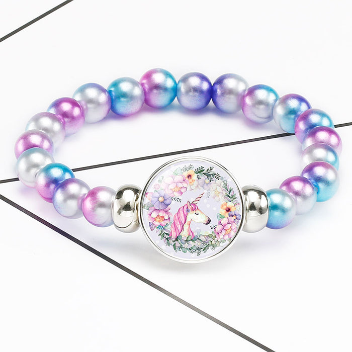 Jewelry WholesaleWholesale cartoon colorful Beaded gem telescopic adjustable Bracelet JDC-BT-ningh001 Bracelet 柠和 %variant_option1% %variant_option2% %variant_option3%  Factory Price JoyasDeChina Joyas De China