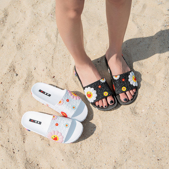 Wholesale Summer Explosive Sunflower Slippers JDC-SP-Xuanyang001