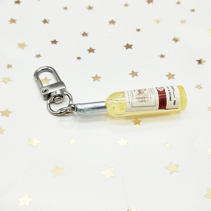 Wholesale Keychains For Backpacks acrylic wine bottle keychain MOQ≥10 JDC-KC-YY032