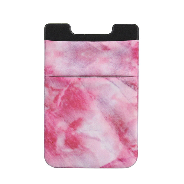 Jewelry WholesaleWholesale Stretch Lycra Marble Phone Sticker Card Holder MOQ≥2 JDC-PC-YouY001 Phone Cases 悠悦 %variant_option1% %variant_option2% %variant_option3%  Factory Price JoyasDeChina Joyas De China