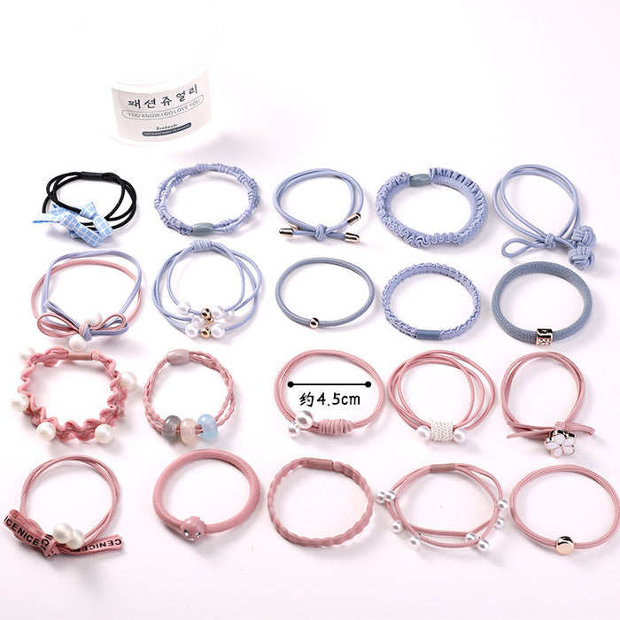 Jewelry WholesaleWholesale rubber band set JDC-HS-GSHX060 Hair Scrunchies 恒曦 %variant_option1% %variant_option2% %variant_option3%  Factory Price JoyasDeChina Joyas De China