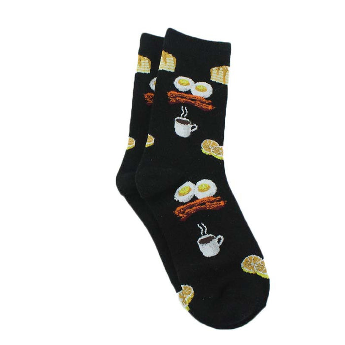 Wholesale Sock Cotton Medium Cylinder Egg Ham Dog JDC-SK-XiF005