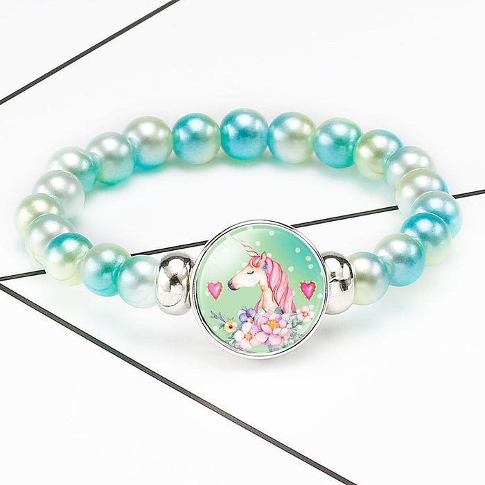 Jewelry WholesaleWholesale cartoon colorful Beaded gem telescopic adjustable Bracelet JDC-BT-ningh001 Bracelet 柠和 %variant_option1% %variant_option2% %variant_option3%  Factory Price JoyasDeChina Joyas De China