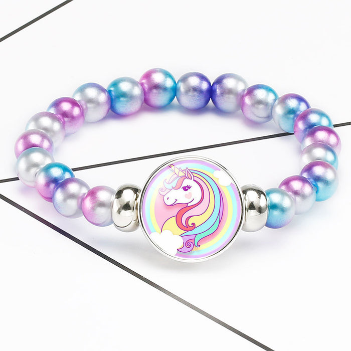 Jewelry WholesaleWholesale cartoon colorful Beaded gem telescopic adjustable Bracelet JDC-BT-ningh001 Bracelet 柠和 %variant_option1% %variant_option2% %variant_option3%  Factory Price JoyasDeChina Joyas De China