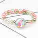 Jewelry WholesaleWholesale cartoon colorful Beaded gem telescopic adjustable Bracelet JDC-BT-ningh001 Bracelet 柠和 %variant_option1% %variant_option2% %variant_option3%  Factory Price JoyasDeChina Joyas De China