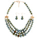 Jewelry WholesaleWholesale Glass Crystal Beaded Multilayer Necklace Earrings Set JDC-NE-TC286 Necklaces 腾层 %variant_option1% %variant_option2% %variant_option3%  Factory Price JoyasDeChina Joyas De China