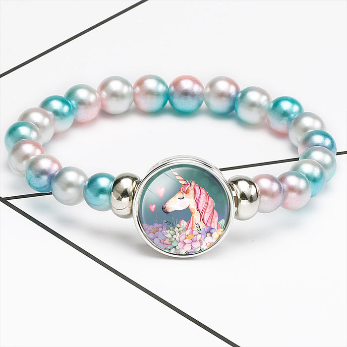 Jewelry WholesaleWholesale cartoon colorful Beaded gem telescopic adjustable Bracelet JDC-BT-ningh001 Bracelet 柠和 %variant_option1% %variant_option2% %variant_option3%  Factory Price JoyasDeChina Joyas De China