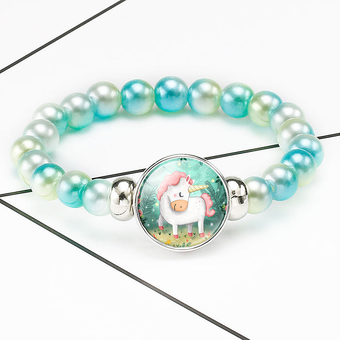 Jewelry WholesaleWholesale cartoon colorful Beaded gem telescopic adjustable Bracelet JDC-BT-ningh001 Bracelet 柠和 %variant_option1% %variant_option2% %variant_option3%  Factory Price JoyasDeChina Joyas De China