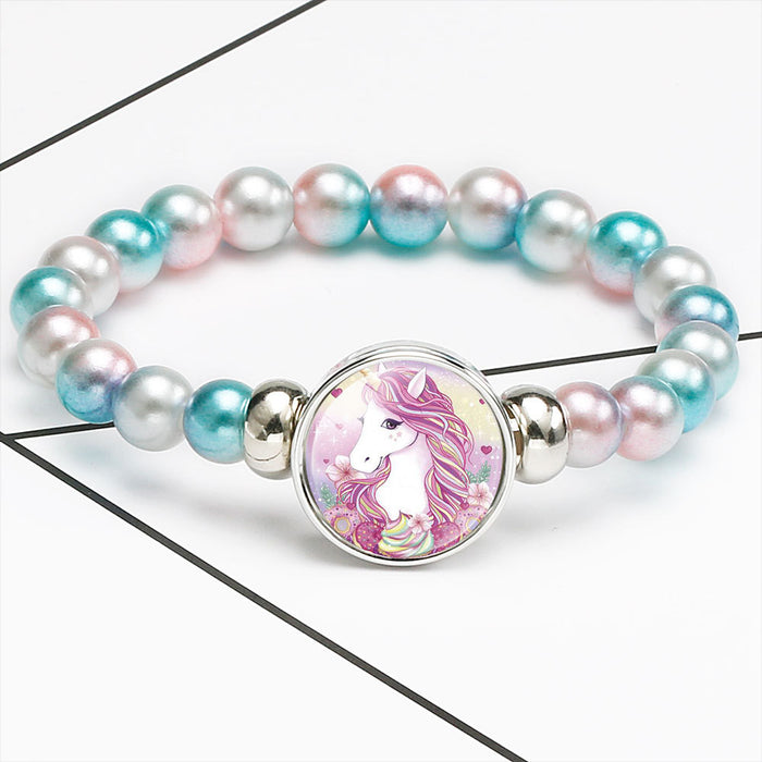 Jewelry WholesaleWholesale cartoon colorful Beaded gem telescopic adjustable Bracelet JDC-BT-ningh001 Bracelet 柠和 %variant_option1% %variant_option2% %variant_option3%  Factory Price JoyasDeChina Joyas De China