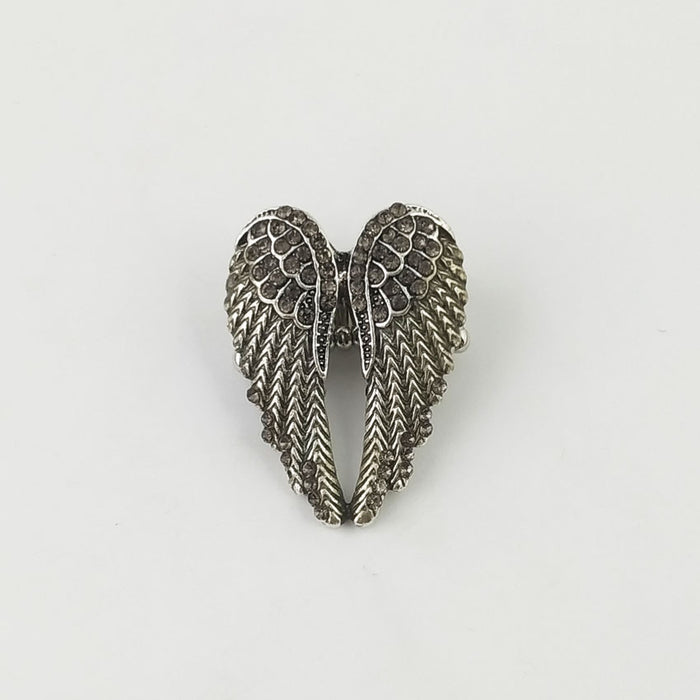 Wholesale Diamond Angel Wings Alloy Adjustable Ring JDC-RS-QiF001