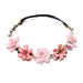 Jewelry WholesaleWholesale Girls Silk Flower Hairband Small Gesang Flower Rose Headband JDC-HD-ChangB001 Headband 佰昌 %variant_option1% %variant_option2% %variant_option3%  Factory Price JoyasDeChina Joyas De China