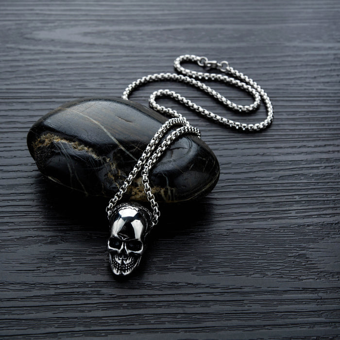 Jewelry WholesaleWholesale Stainless Steel Skull Necklace JDC-NE-GEJIA001 Necklaces 格佳 %variant_option1% %variant_option2% %variant_option3%  Factory Price JoyasDeChina Joyas De China