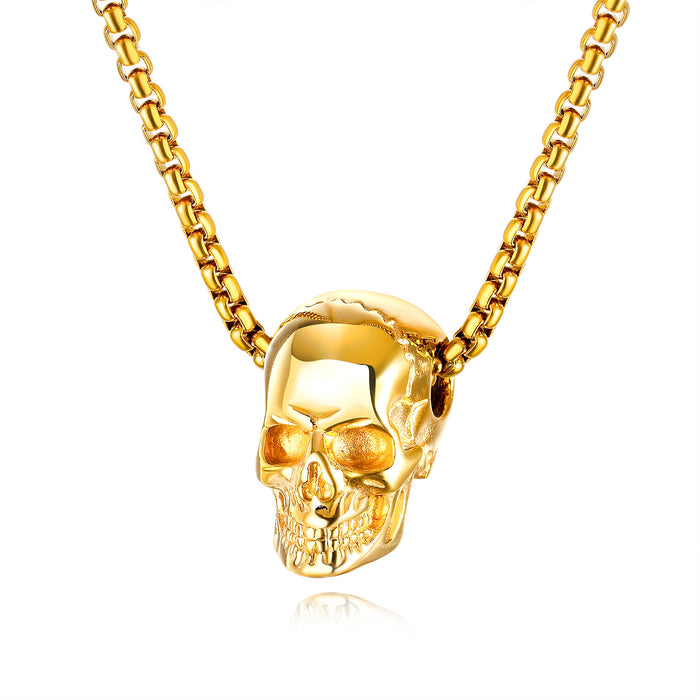 Jewelry WholesaleWholesale Stainless Steel Skull Necklace JDC-NE-GEJIA001 Necklaces 格佳 %variant_option1% %variant_option2% %variant_option3%  Factory Price JoyasDeChina Joyas De China