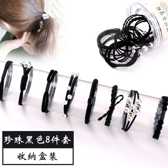 Jewelry WholesaleWholesale rubber band set JDC-HS-GSHX060 Hair Scrunchies 恒曦 %variant_option1% %variant_option2% %variant_option3%  Factory Price JoyasDeChina Joyas De China