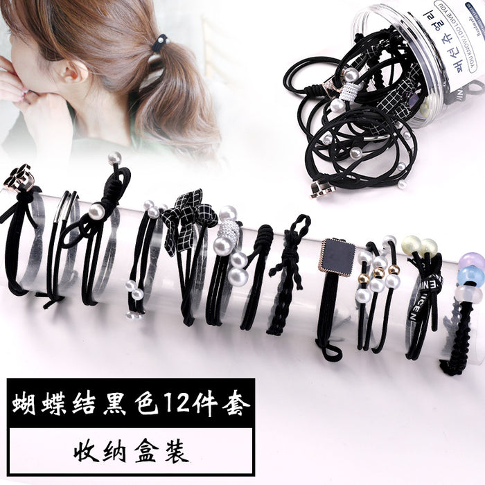 Jewelry WholesaleWholesale rubber band set JDC-HS-GSHX060 Hair Scrunchies 恒曦 %variant_option1% %variant_option2% %variant_option3%  Factory Price JoyasDeChina Joyas De China