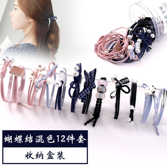 Jewelry WholesaleWholesale rubber band set JDC-HS-GSHX060 Hair Scrunchies 恒曦 %variant_option1% %variant_option2% %variant_option3%  Factory Price JoyasDeChina Joyas De China