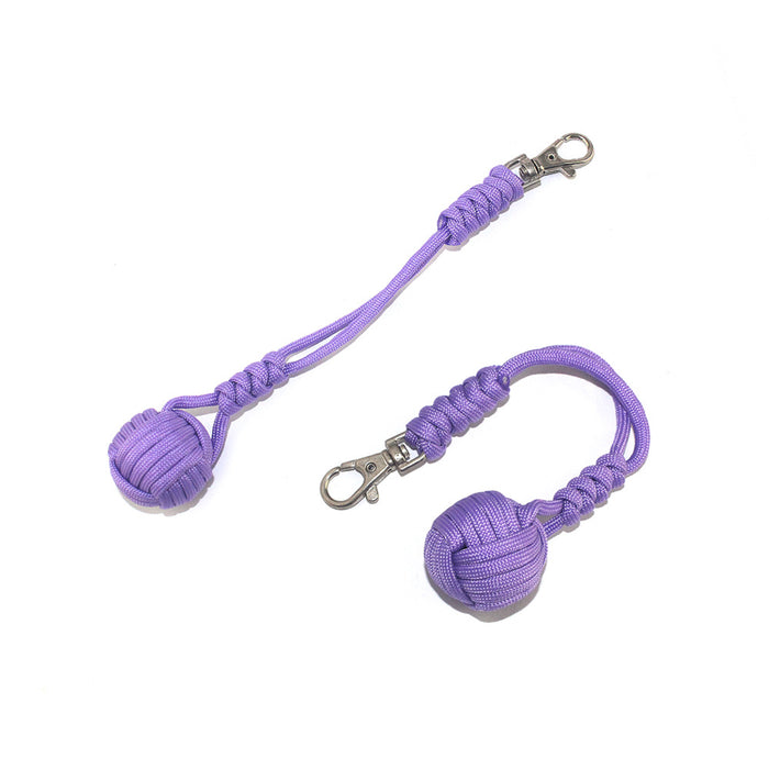 Wholesale Polyester Nylon Outdoor Keychains MOQ≥2 JDC-KC-LeDao002