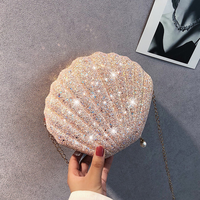 Jewelry WholesaleWholesale Shoulder Bag Cute Sequin Mini Shell Bag JDC-SD-Yimien003 Shoulder Bags 壹米恩 %variant_option1% %variant_option2% %variant_option3%  Factory Price JoyasDeChina Joyas De China