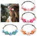 Jewelry WholesaleWholesale Girls Silk Flower Hairband Small Gesang Flower Rose Headband JDC-HD-ChangB001 Headband 佰昌 %variant_option1% %variant_option2% %variant_option3%  Factory Price JoyasDeChina Joyas De China