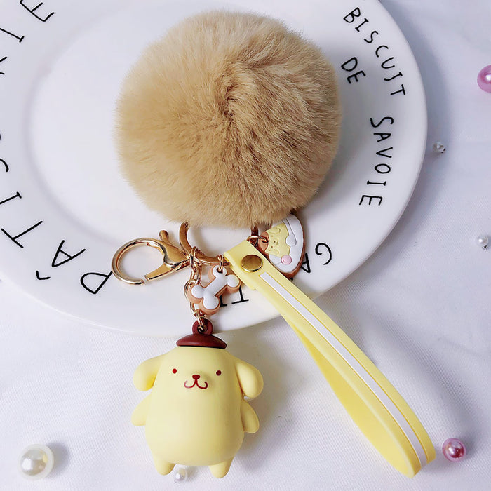 Wholesale keychain pvc doll cute key pendant cartoon JDC-KC-KDian004