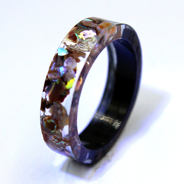 Wholesale Wood Luminous Amber Rings MOQ≥2 JDC-RS-PingD002