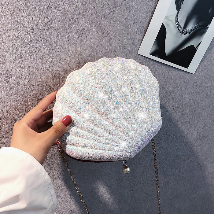 Wholesale Shoulder Bag Cute Sequin Mini Shell Bag JDC-SD-Yimien003